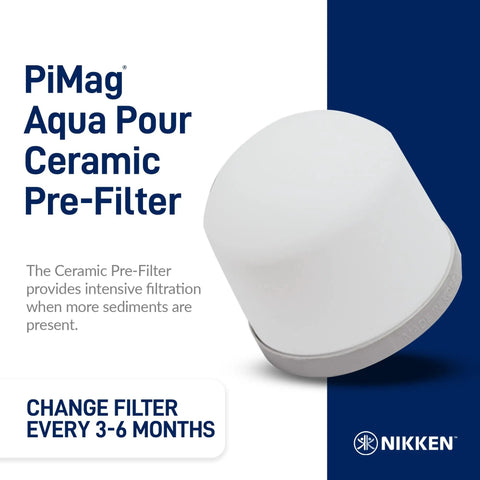 Aqua Pour Ceramic Pre Filter 1364 Replacement For PiMag Aquapour System 1360 with Advanced Ceramic Filtration shown close-up.