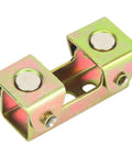 Sturdy V Type Magnetic Welding Clamps With Heavy Duty Tab Holders For Tools And Furniture Made From Premium Carbon Steel That Is Super Rust Resistant To Handle Any Hot Mess You Got On The Job Site Without Worrying About Breakage Or Corrosion Ever Again, showing a close-up of the clamp's magnetic tab holders.