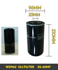 WD962 oil filter for 40HP Screw Air Compressor Filter Three Kit With Air Filter J215165KL Oil Separator KB8634 And Oil Filter WD962