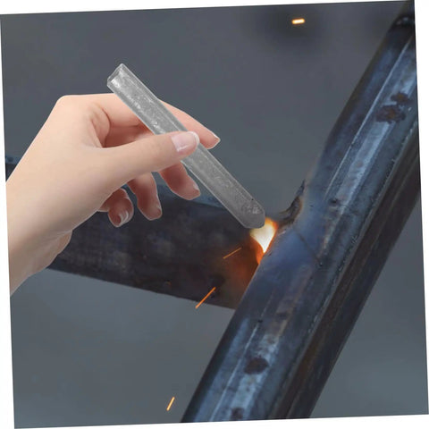Low Temp Aluminum Welding Rods Set 6 Pack Multipurpose Welding Sticks for DIY Jobs and Metalworking Projects in use