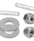 Prop Nut Kit E MKP34 Replacement Compatible With MKP33 MKP38 showing nuts, washers, pins made of heavy-duty steel