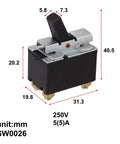 Angle Grinder Switch Push Button Replacement Part For AC250V 5A Power Tools Cutting Machine And Polisher Accessories