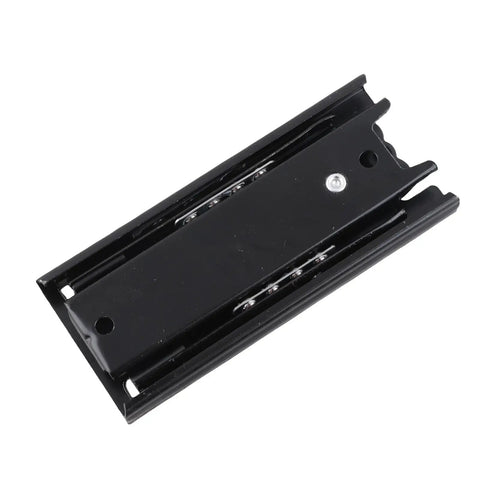 Soft Close 4 Inch Drawer Slides Steel Guide Rails Zinc Plated 2 Pack For Kitchen Cabinets And Wardrobes, black steel design