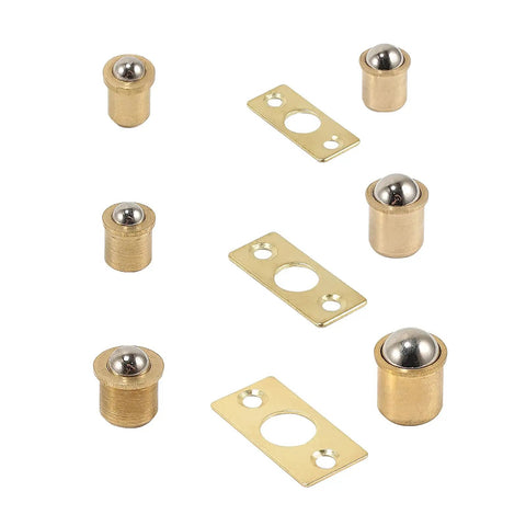 Brass Door Ball Catch Hardware For Cabinets And Closets Rust Resistant And Durable No Brainer Install Sleek Modern Ball Latch