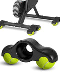 4 Pack Bike Trainer Rocker Feet With 8 Tennis Ball Dampeners for quiet indoor cycling, reducing vibration and noise, protecting floors