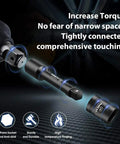 Heavy Duty Three Quarter Inch Drive Socket Set, 21 Piece Impact Ready Kit, highlighting anti-slip, high torque features.