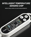 Digital Meat Thermometer With Extra Long 304 Stainless Probe, Waterproof And Quick Read showing temperature sensing chip