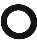Side view of Oversized Rubber Union Washer 1 Inch ID X 1-1/2 Inch OD 3/32 Inch Thick NBR Seal For Plumbing Petroleum-Resistant Wide-Gap Fit -35C To 120C 10 Count Pack Heavy-Duty Industrial Grade