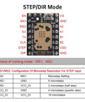 Diagram of Six Pack TMC2209 V11 Stepper Motor Drivers With Heatsinks Ultra Silent StealthChop2 for UART Step and Dir Modes