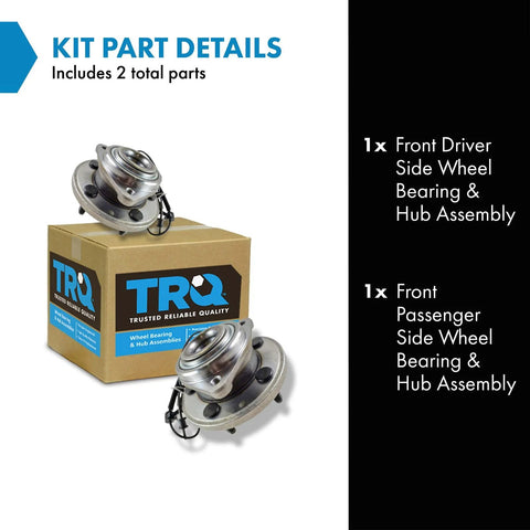 Front Left And Right Wheel Bearing And Hub Assembly Set For 2005 2010 Jeep Grand Cherokee And 2006 2010 Commander Boxed