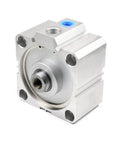 80mm Bore 15mm Stroke Pneumatic Air Cylinder Aluminum Alloy Sealing Unit for Pneumatic and Hydraulic Systems 3/8PT Port front view