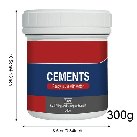 Heavy Industrial Grade Concrete Crack Sealant And Hole Filler That Slaps Moisture Out While Staying Super Flexible To Plug Gnarly Driveway Potholes For Legit Outdoor Repairs in a 300g container.