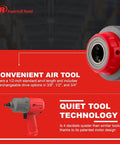 2236QTiMAX One Half Inch Drive Air Impact Wrench For Heavy Duty Automotive And Industrial Jobs Up To 1500 Ft-Lbs Breakaway Torque Built Tough For Real World On The Job Assembly Disassembly And Suspension Work, 1/2-inch air impact wrench