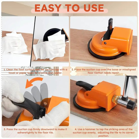 Strong Suction Floor Gap Fixer For Laminate Vinyl Plank And Wood Flooring Leveling And Gap Repair Kit instructions