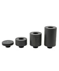 Stackable 10 Ton Hydraulic Ram Kit With Snap In Extensions For Tire Service And Auto Work, adjustable extensions displayed