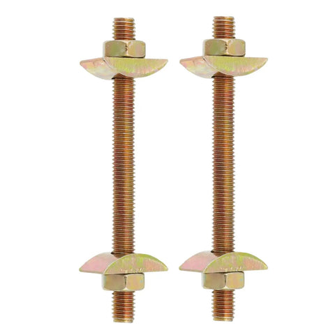 Heavy Duty M8x100mm Iron Connector Bolts with Wrench Included for Wood Joints and Furniture Assembly, Countertop Fasteners Kit
