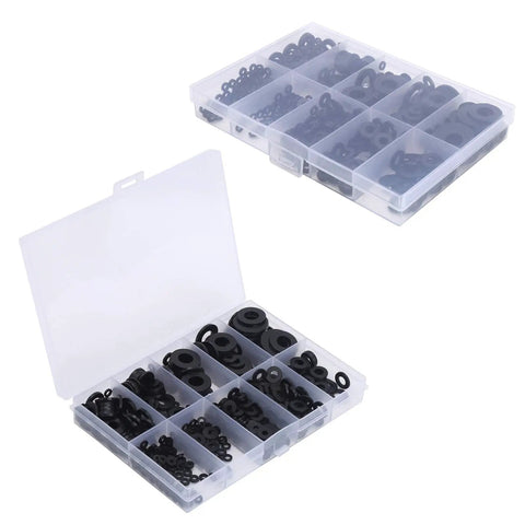 Ultimate Nylon Flat Washers Assortment Kit 500 Pieces For Metric Screws And Bolts M2 To M10 With Insulating Nylon Gaskets And Tough Pro Grade Storage Box Great For DIY Projects And Heavy Use In Shop Or Home Garage, assorted washers in organizer case