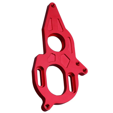 Red ARRMA Compatible Adjustable Aluminum Motor Mount for 1/10 Scale Granite Mega Typhon Big Rock Senton Outcast Kraton RC Cars
