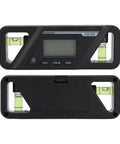 Dead Nuts Accurate Digital Level With Rock Solid Magnetic Base And Bright LCD Screen, showing front and back views.