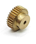Beefy Copper 52 Tooth Straight Spur Gear 0.75 Module 52T With 5mm Bore 40.5mm Diameter 8mm Teeth Thickness 15mm Total Thickness