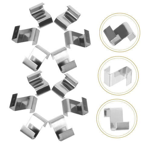 DIY Friendly Stainless Steel Glazing Clips For Greenhouse Set Of Five With Twenty Five Clips Per Set Easy Install Kit Durable Clamp For Glass And Polycarbonate Panels