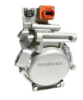 Heavy Duty EV Air Conditioning Compressor DC 200-500V Electric AC Pump Drop In Swap For Changan Energy Cars side view