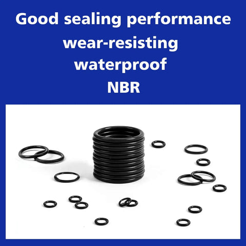 All In One Buna N 90 O Ring Seal Kit For Flat Face Hydraulic Fittings Packed 180 Pieces In Eight Sizes displayed