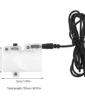 Two Pack Replacement Hand Switch For Glue Dispenser Single Channel Manual Trigger Button For Precise Dispensing Durable Plastic Housing With Metal Contacts Easy On Off Control For Small Batch Glue Applications, 5cm control unit, 155cm cable