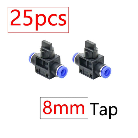 All-in-One Hose Adapters Kit With Quick Connect Fittings 25 And 50 Piece Sets Half Inch Three Quarter Inch Quarter Inch Connectors 25pcs 8mm tap