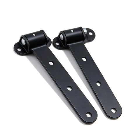 Badass Heavy Duty Gate Hinges Set, 13 Inch Rust Proof Stainless Steel, 900 Lb Load Capacity, black steel hinges for gates