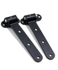 Workhorse 13 Inch Heavy Duty Door Hinges 2 Pack Premium Stainless Steel Barn And Garden Gate Hardware With 900 Lb Load Capacity, black hinges.