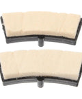 Universal Indoor Bike Brake Pads For Stationary Cycles, Replacement Parts For Fitness Cycling, smooth felt material.