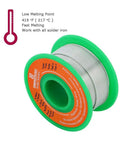 1.5mm Lead Free Rosin Flux Core Solder Wire 0.06 Inch Diameter 50g 1.76oz Sn99 Ag0.3 Cu0.7 Spool with Low Melting Point