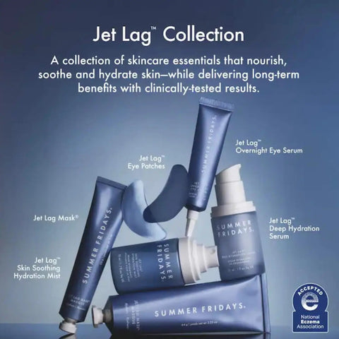 Jet Lag Under Eye Patches Hydrating Hydrogel Eye Masks With Caffeine And Peptides in collection with skincare products