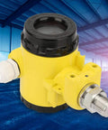 Beefy Explosion-Proof Pressure Transmitter With 4-20mA LCD Display For Harsh Industrial Environments 0 To 1.6 MPa Stainless Steel And Die-Cast Aluminum IP65 Waterproof Full Digital Calibration Anti-Jam Sensor, yellow housing