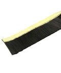 CNC Vacuum Brush for Engraving Machines and Routers, 70mm Wide, 2m Long, Dust Shoe Cover for Spindle Motor, Heavy Duty Nylon Bristles, Cut To Length, Black