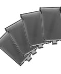 Slick Smoky Clear View Electrical Outlet Box Covers Type 3r Wet Location Enclosure 4 Pack showing four clear smoky covers.