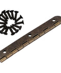 65Mm Oval Hinge For Cabinets Jewelry Boxes And Luggage In Vintage Bronze Zinc Alloy Long Hinge With 6 Holes and screws