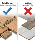 Pro Grade Flooring Jack For Hardwood Installations With Ratcheting Alignment Tool suitable for hardwood, not for tile.
