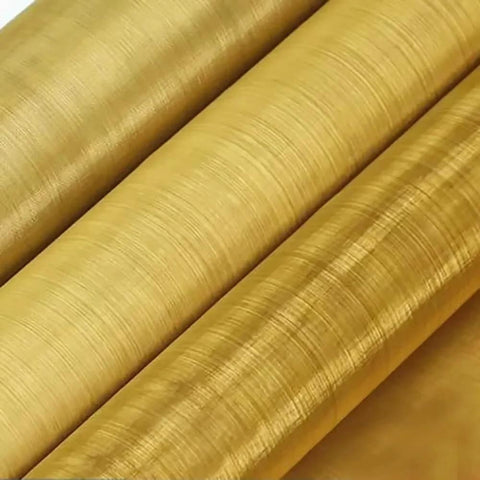 Brass Woven Wire Mesh 20 To 200 Mesh, 100 Cm By 50 Cm Sheet, shown rolled, for EMI shielding and crafting applications