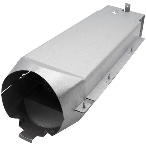 Dryer Heating Element Canister Replacement With Heater Casing And Two Thermostats Includes DC47-00019A Element Wires Not Included Sweet DIY Fix For Many Clothes Dryers AP4342351 And PS422 Compatible showing metal casing from side angle