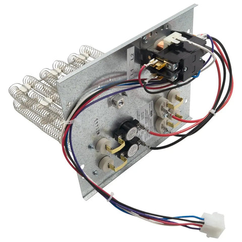 8 kW 208 240 Volt Single Phase Heating Element Beefy Kit for Air Handlers with multiple wires and sequencer components.