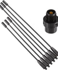 UHF Fiberglass Antenna With Ground Plane Kit For 400-470 MHz GMRS Base Use, 17 Inch Length, SO239 Connector, antenna rods