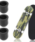 10 Piece Skateboard Truck Pivot Cup Repair Kit For Three And A Quarter Inch Long Plate Trucks Black Pro Grade PU Liner