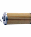 Air Filter Cartridge 731143 Filter Element For Vacuum Pump DTA 60 KTA 100 with visible pleats and metal ends, side view.