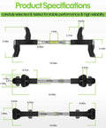 Universal Steering Wheel Level Alignment Tool For Cars Vans And Trucks - Spring Loaded, Fits Inner Diameter 270mm To 340mm