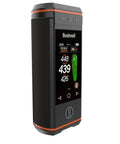 Wingman HD GPS Speaker For Golf With 3.5 Inch HD Touchscreen displaying golf course distances and sleek black design