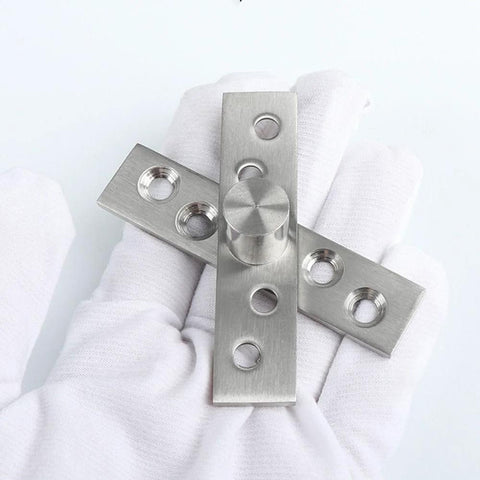 Heavy Duty Hidden Pivot Hinge For Cabinets And Doors With 360 Degree Rotation Positive Axis Eccentric Shaft Stainless Steel 75mm close-up