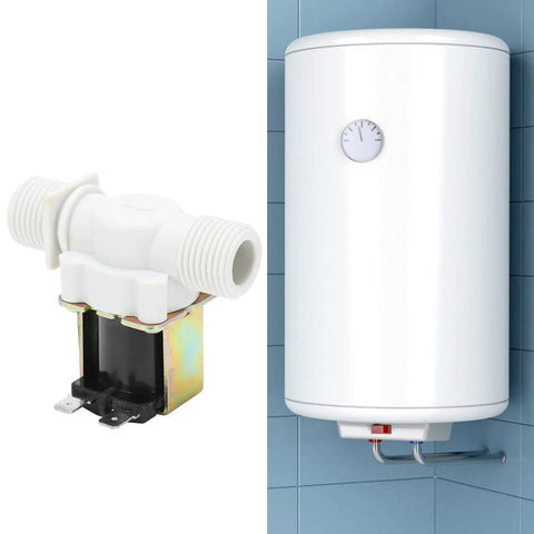 Normally Closed Solenoid Valve G1/2 Threaded Heavy Duty Brass Nylon For Refrigeration And Drip Irrigation Leak Proof High Flow Simple Hook Up Built Tough
