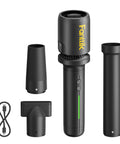 Straight Up Lightweight Cordless Leaf Blower With Three Speed Settings And Fast Type C Charging, portable with attachments.
